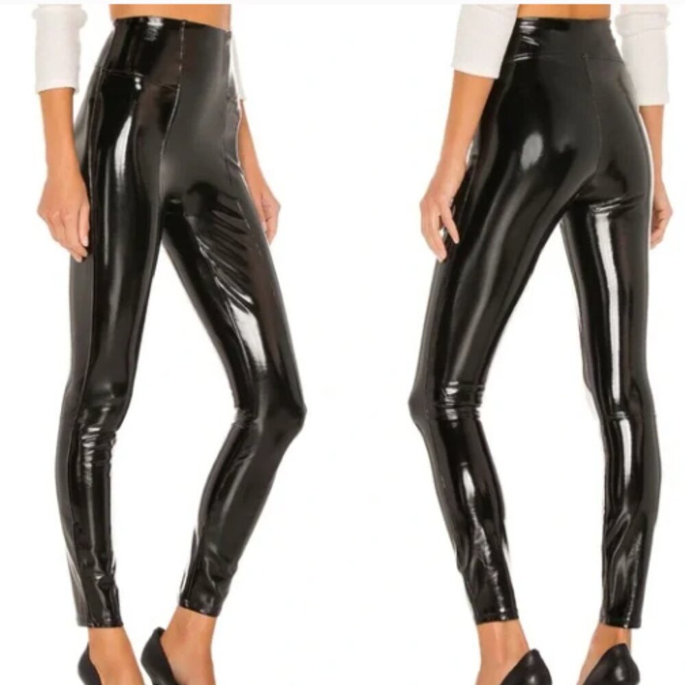 Spanx Faux Patent Leather Leggings